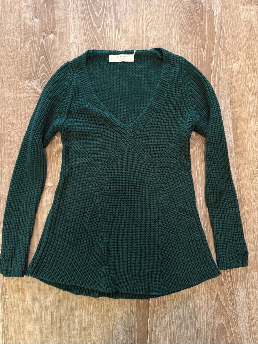 Zara Knit Emerald Green Sweater